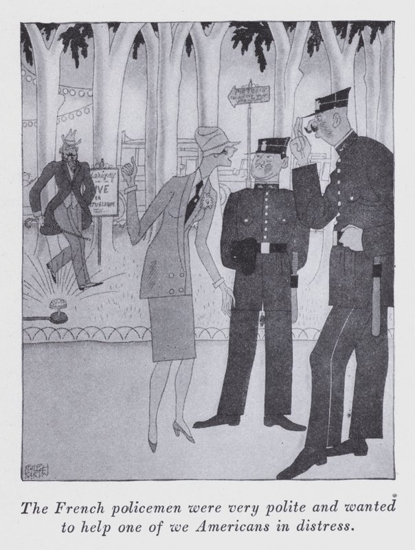 Ilustração para "But Gentlemen Marry Brunettes" de Anita Loos (litho) de Ralph Barton