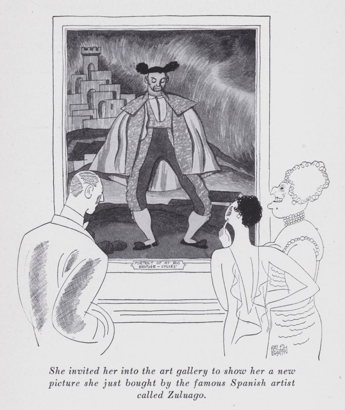 Ilustração para "But Gentlemen Marry Brunettes" de Anita Loos (litho) de Ralph Barton