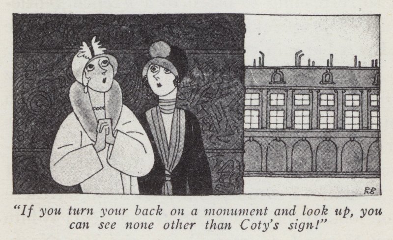 Ilustração de Anita Loos (litho) para Gentlemen Preferes Blondes de Ralph Barton