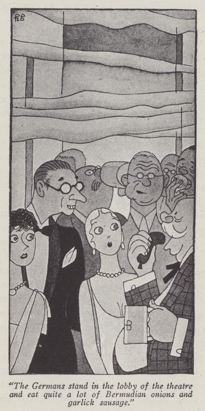 Ilustração de Anita Loos (litho) para Gentlemen Preferes Blondes de Ralph Barton