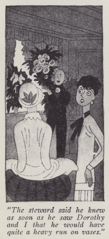 Ilustração de Anita Loos (litho) para Gentlemen Preferes Blondes de Ralph Barton
