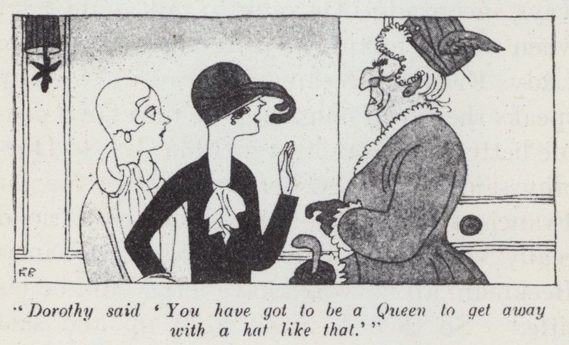 Ilustração de Anita Loos (litho) para Gentlemen Preferes Blondes de Ralph Barton