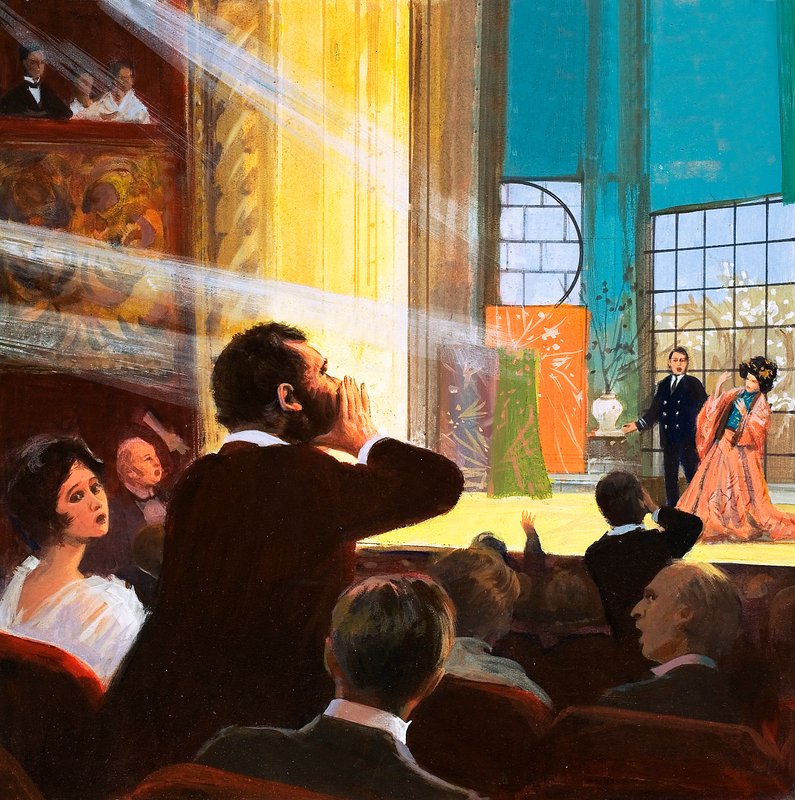 Primeira apresentação de Madame Butterfly de Ralph Bruce