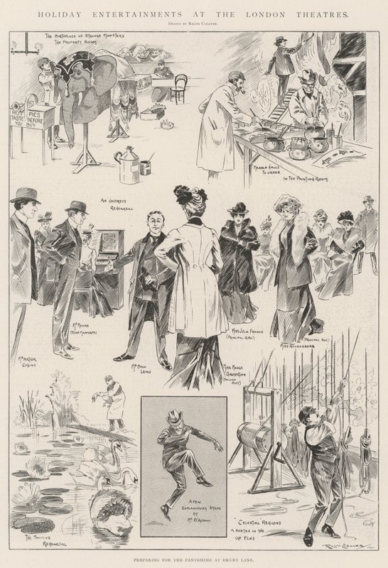 Entretenimento de Natal nos Teatros de Londres de Ralph Cleaver
