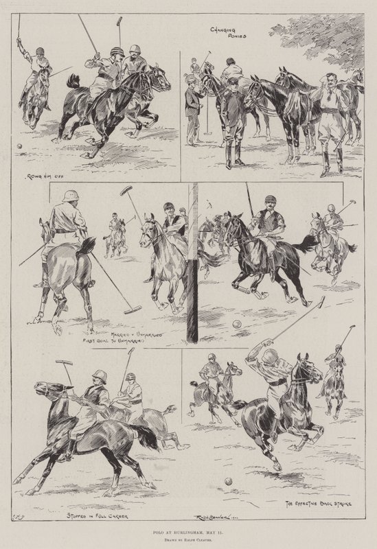 Polo em Hurlingham, 11 de maio de Ralph Cleaver