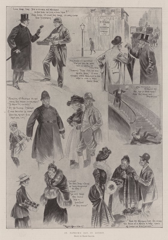 Dia de São Patrício em Londres de Ralph Cleaver