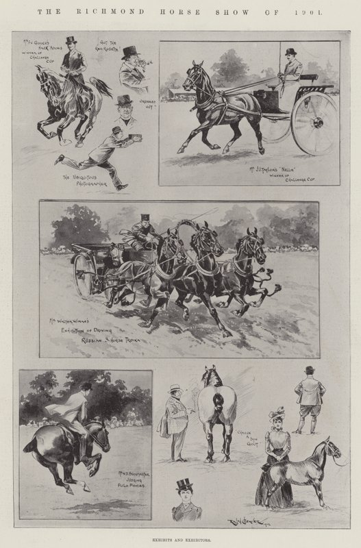 A mostra do cavalo de Richmond de 1901 de Ralph Cleaver