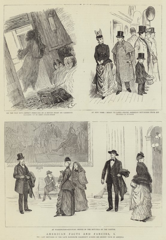 Fatos americanos e fantasias, eu de Randolph Caldecott