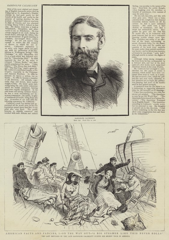 Fatos americanos e fantasias, eu de Randolph Caldecott