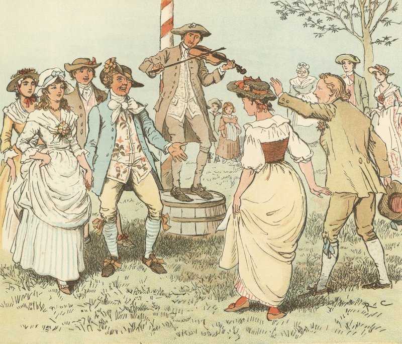 Venha Lasses e Rapazes de Randolph Caldecott