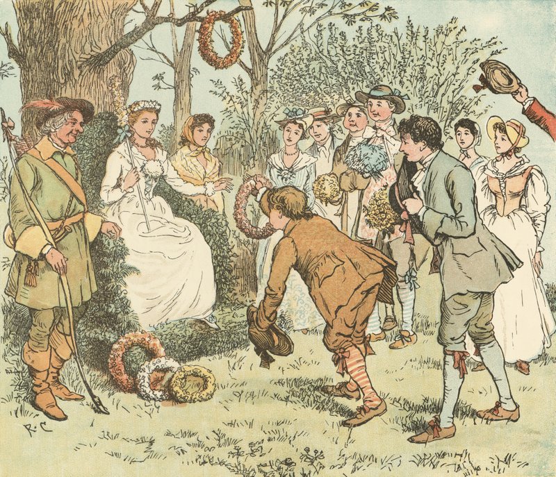 Venha Lasses e Rapazes de Randolph Caldecott
