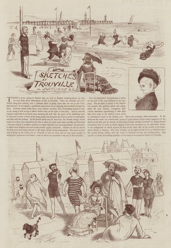 Esboços em Trouville de Randolph Caldecott
