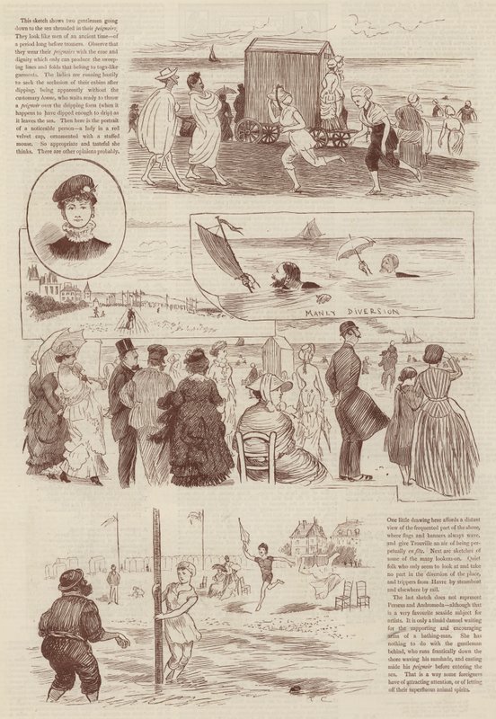 Esboços em Trouville de Randolph Caldecott