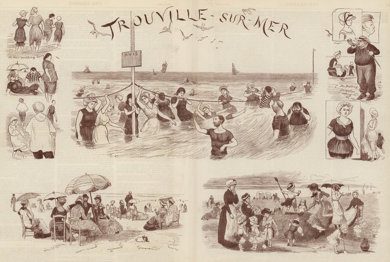 Esboços em Trouville de Randolph Caldecott