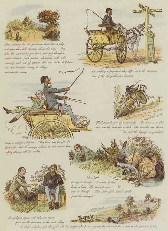 As aventuras estranhas de um carrinho de cachorro de Randolph Caldecott