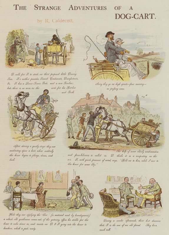As aventuras estranhas de um carrinho de cachorro de Randolph Caldecott