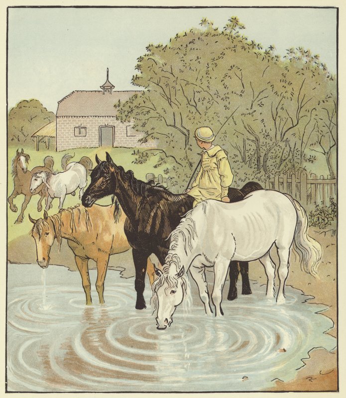 O menino de agricultores de Randolph Caldecott