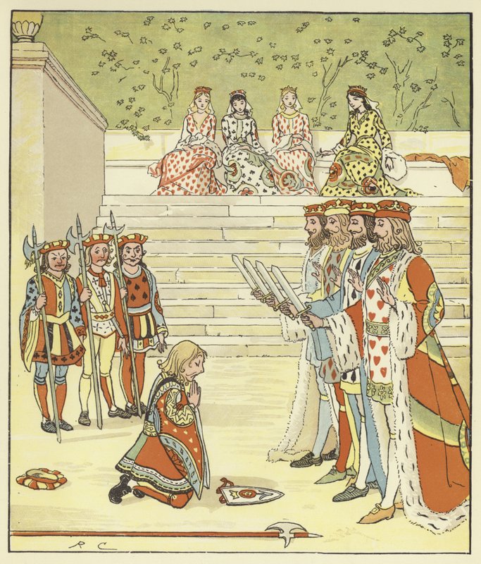 A rainha dos corações de Randolph Caldecott