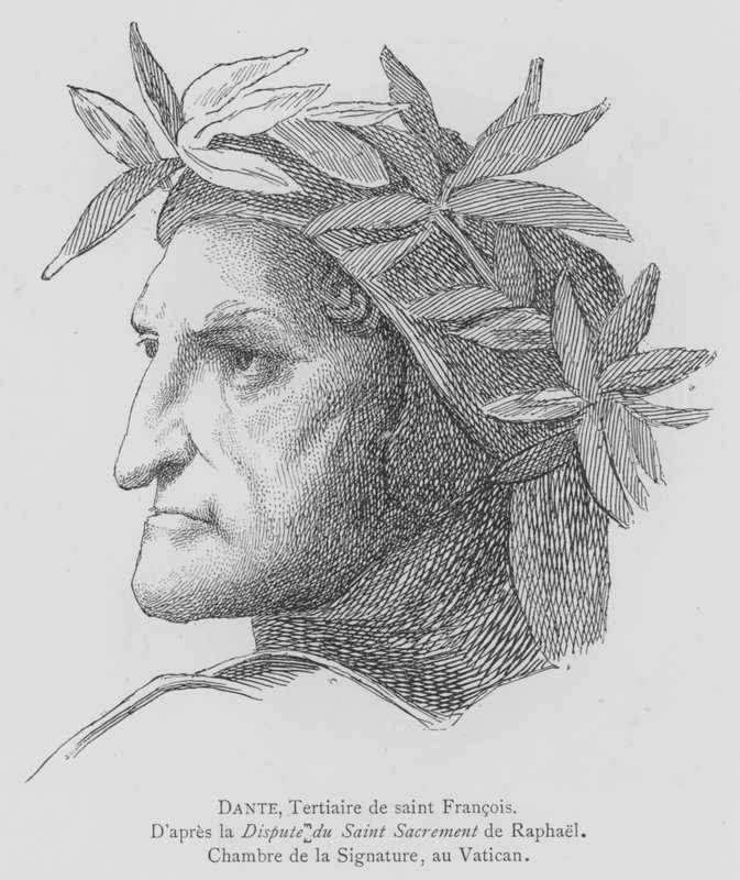 Dante Alighieri, poeta italiano de after Raphael
