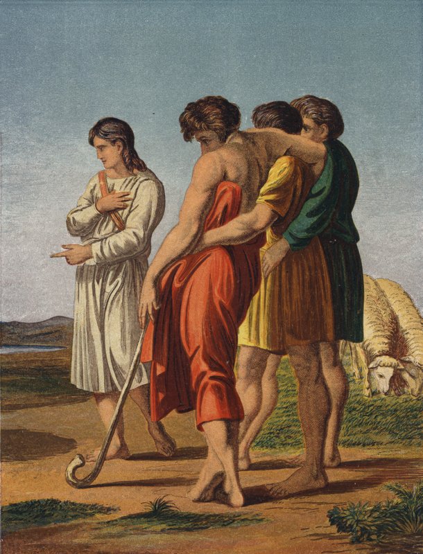 José relatando seus sonhos para seus irmãos de after Raphael