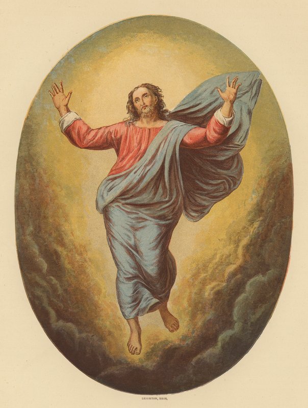 A Ascensão (litografia a cores) de Raphael (1483 1520) (after)