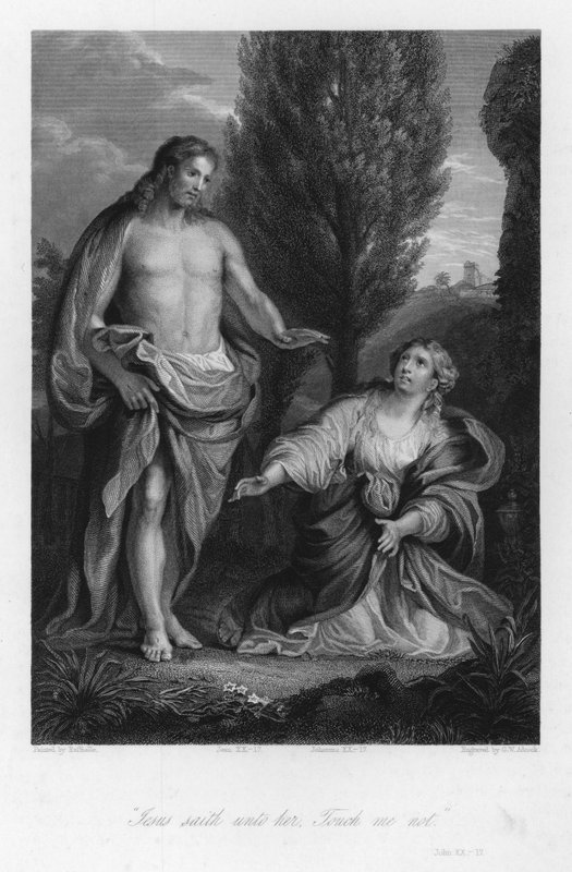 "Não me toques", João XX. de after Raphael