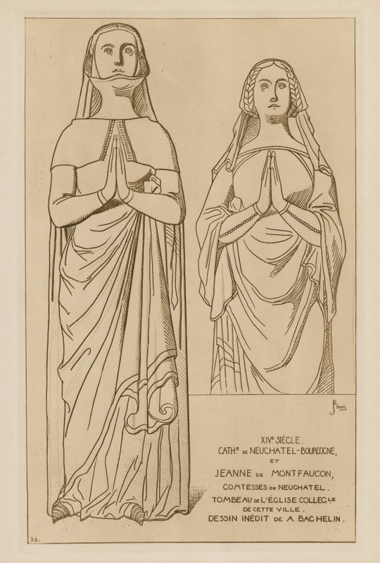 Condessas de Neuchatel, século XIV de Raphael Jacquemin