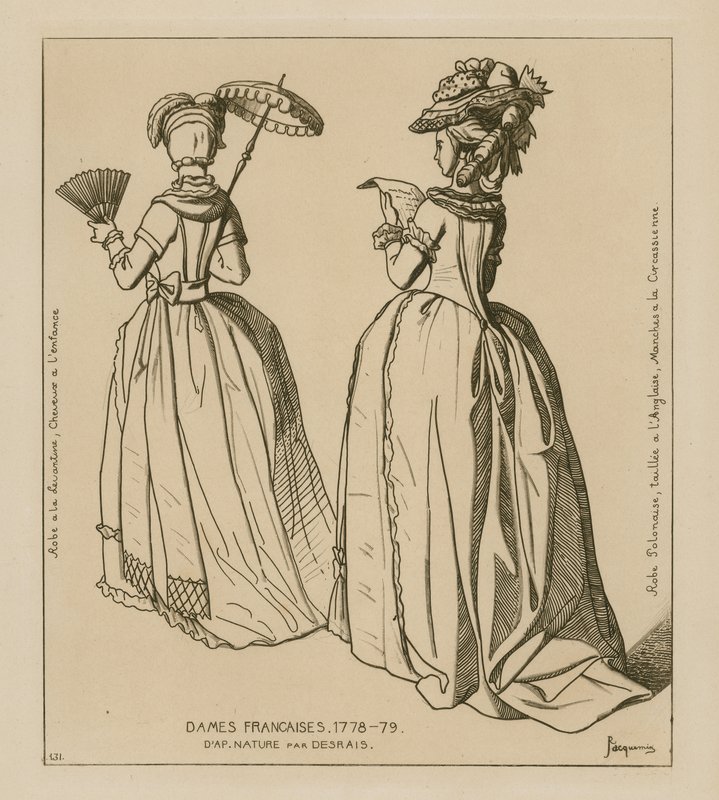 Mulheres francesas, 1778-79 de Raphael Jacquemin