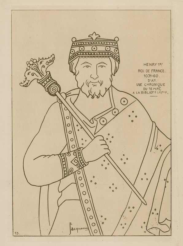 Henrique I, rei da França, 1031-1060 de Raphael Jacquemin