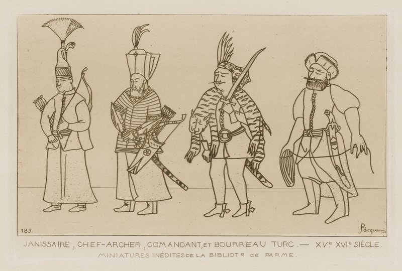 Janissary, Chief Archer, Comandante e Executor Turco de Raphael Jacquemin