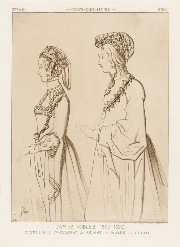 Mulheres nobres, 1510-1520 de Raphael Jacquemin