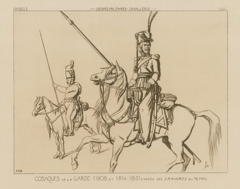 Cossacos Russos da Guarda (1808 e 1814-15) de Raphael Jacquemin