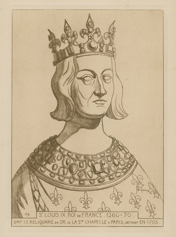 São Luís IX, rei da França, 1260-1270 de Raphael Jacquemin