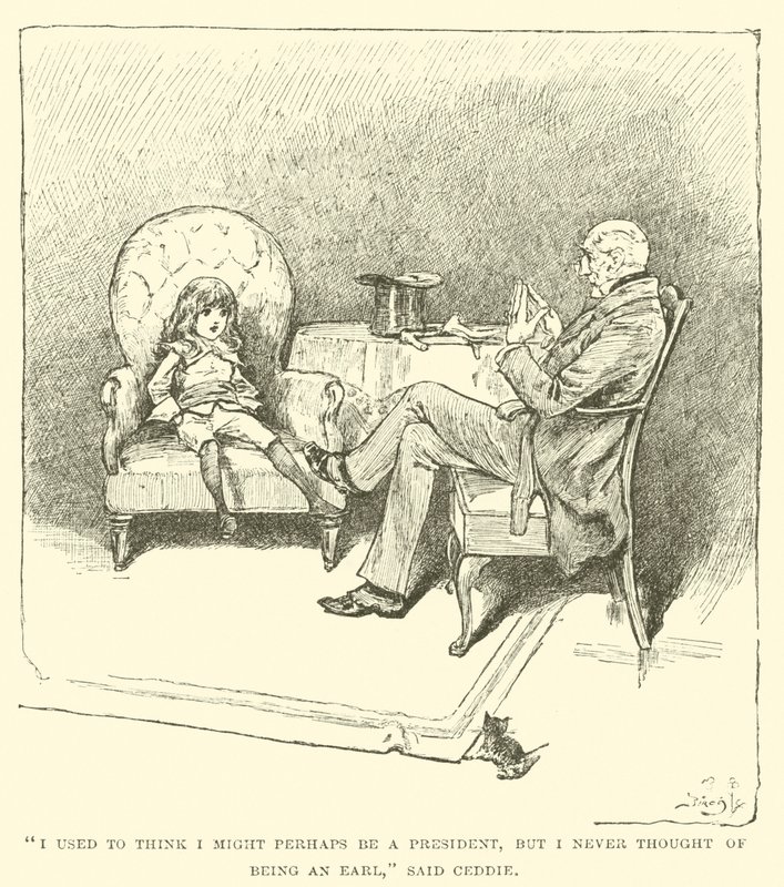Ilustração para Little Lord Fauntleroy de Reginald Bathurst Birch