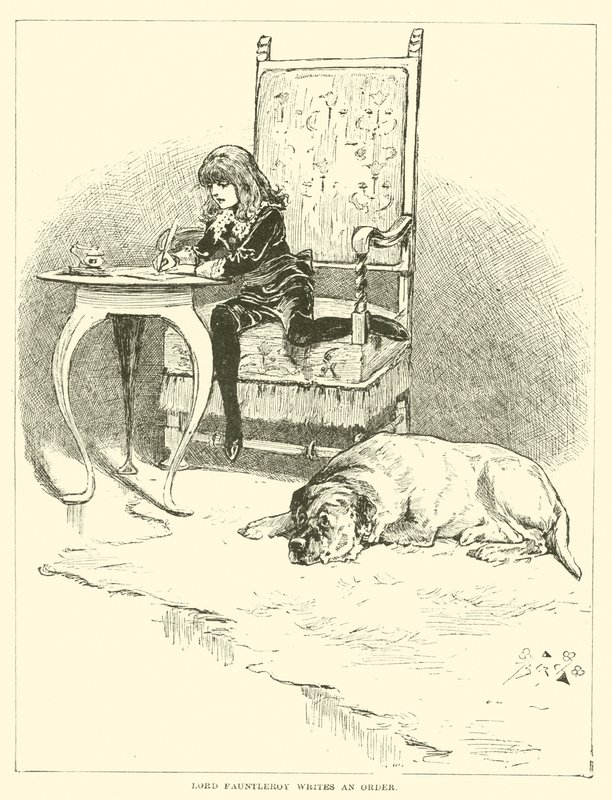 Ilustração para Little Lord Fauntleroy de Reginald Bathurst Birch