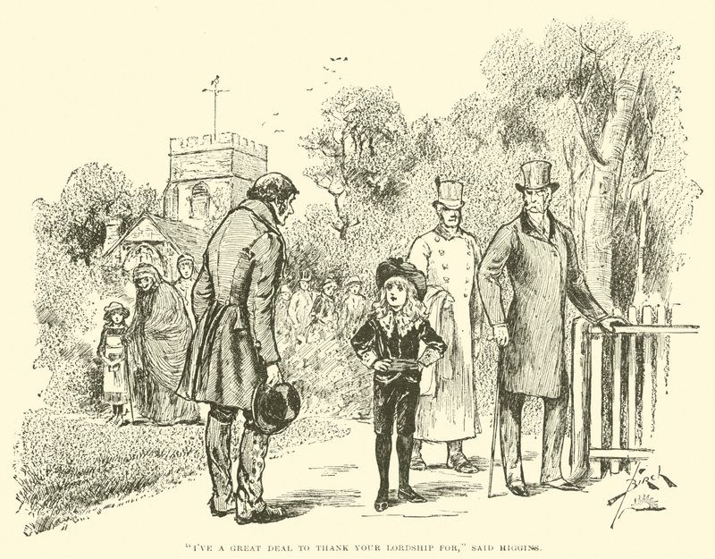 Ilustração para Little Lord Fauntleroy de Reginald Bathurst Birch