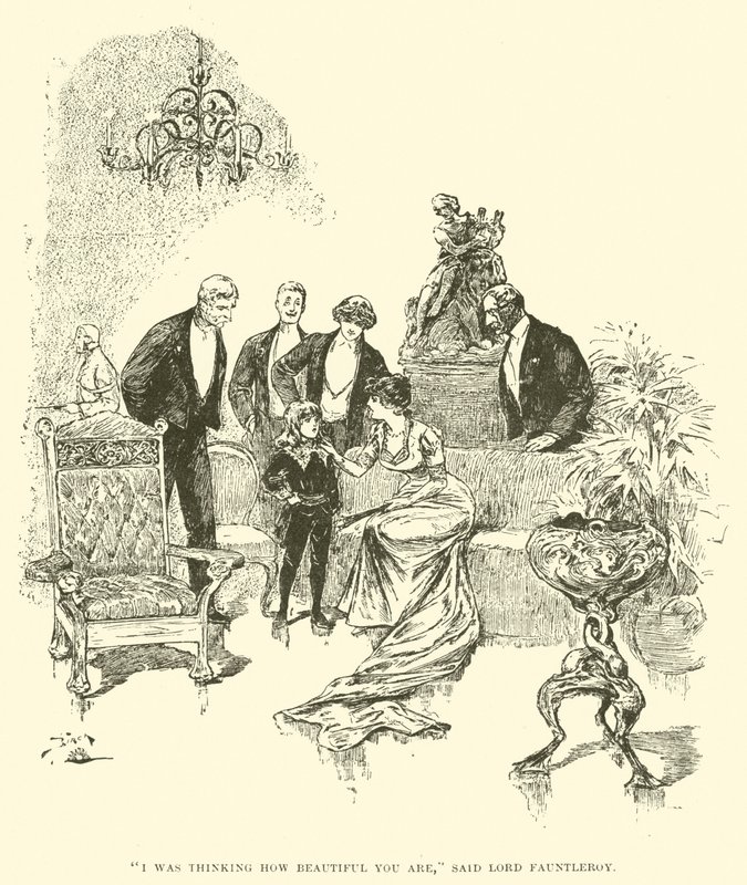 Ilustração para Little Lord Fauntleroy de Reginald Bathurst Birch