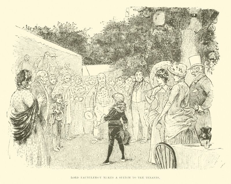 Ilustração para Little Lord Fauntleroy de Reginald Bathurst Birch
