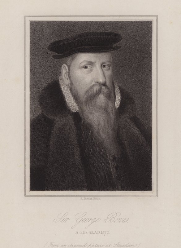 Sir George Bowes, soldado inglês (gravura) de Reginald Easton