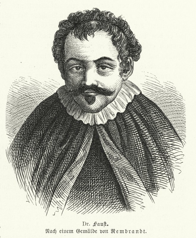 Dr Faust de Rembrandt van Rijn