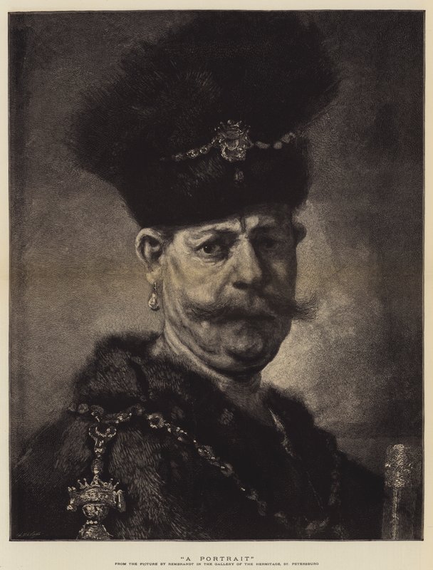 Um retrato de Rembrandt van Rijn