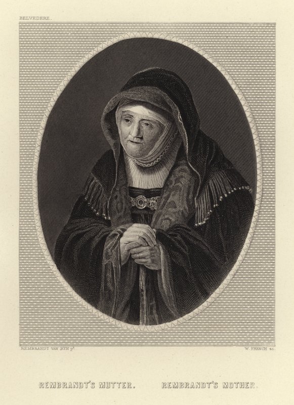 Mãe de Rembrandt de Rembrandt van Rijn