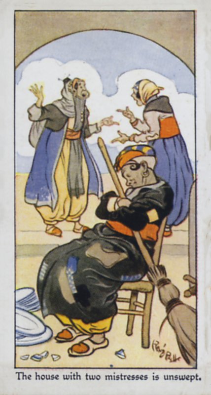 A casa com duas amantes não é varrida de René Bull