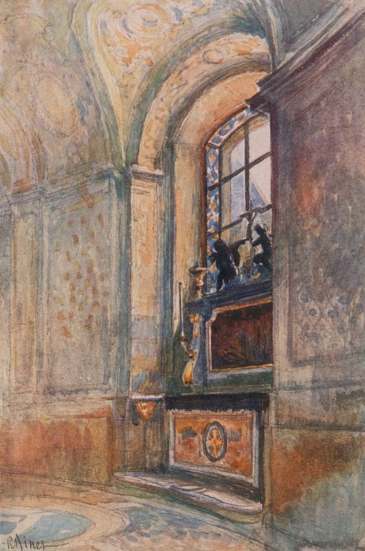 Altar na capela, Versalhes de Rene Binet