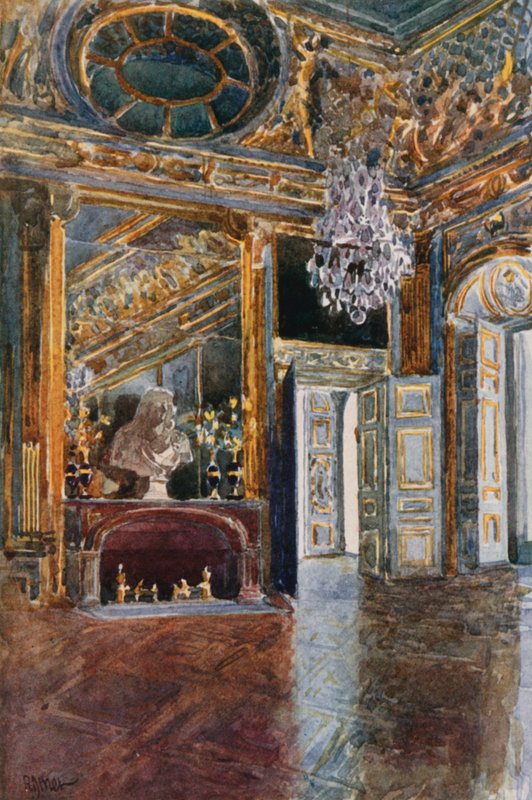 Antena conhecida como o olho de carne, Versailles de Rene Binet