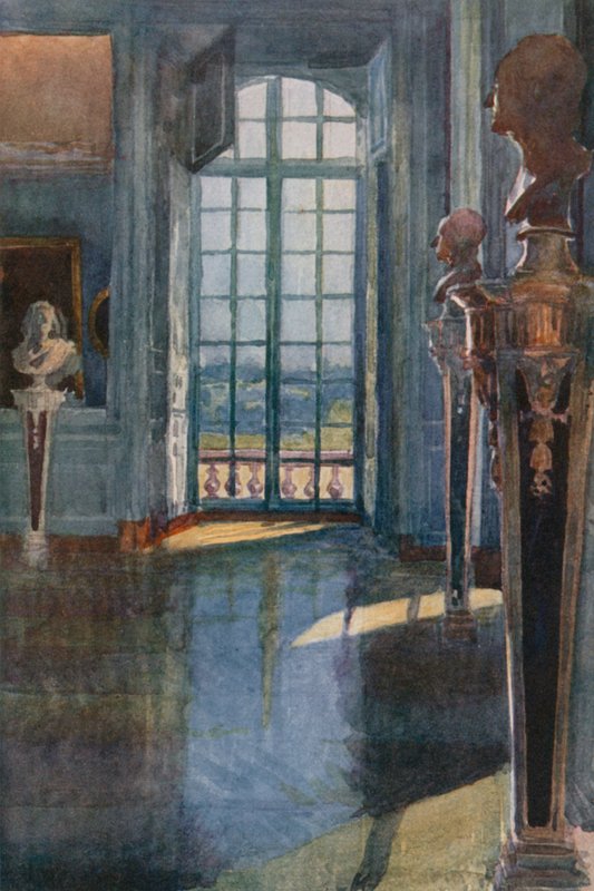 Sala de estar do dauphin, Versalhes de Rene Binet