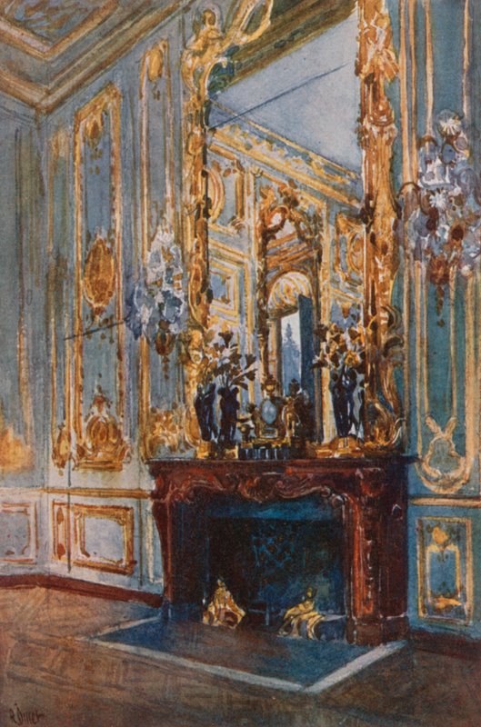 Sala de Estar Interna de Luís XV, Versalhes de Rene Binet