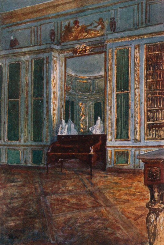 Biblioteca de Luís XV, Versalhes de Rene Binet