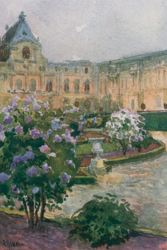 Parterre do Norte e Capela, Versalhes de Rene Binet