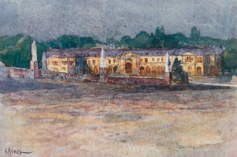 O Grande Estábulo, Versalhes de Rene Binet